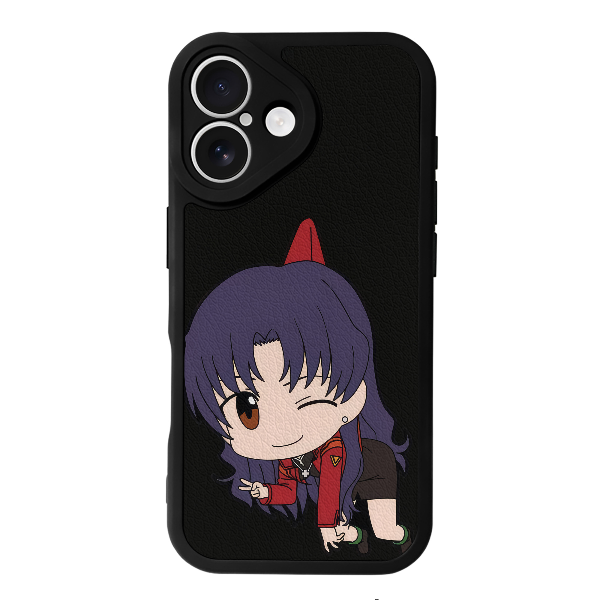 （画像用） EVA 新世紀エヴァンゲリオン 【iPhone 16シリーズ対応】シリコンスマホケース（レザー調） 材質：シリコン